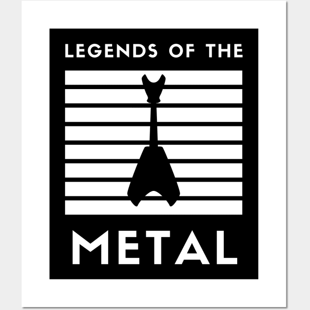 Legends Of The Metal Wall Art by Abeer Ahmad